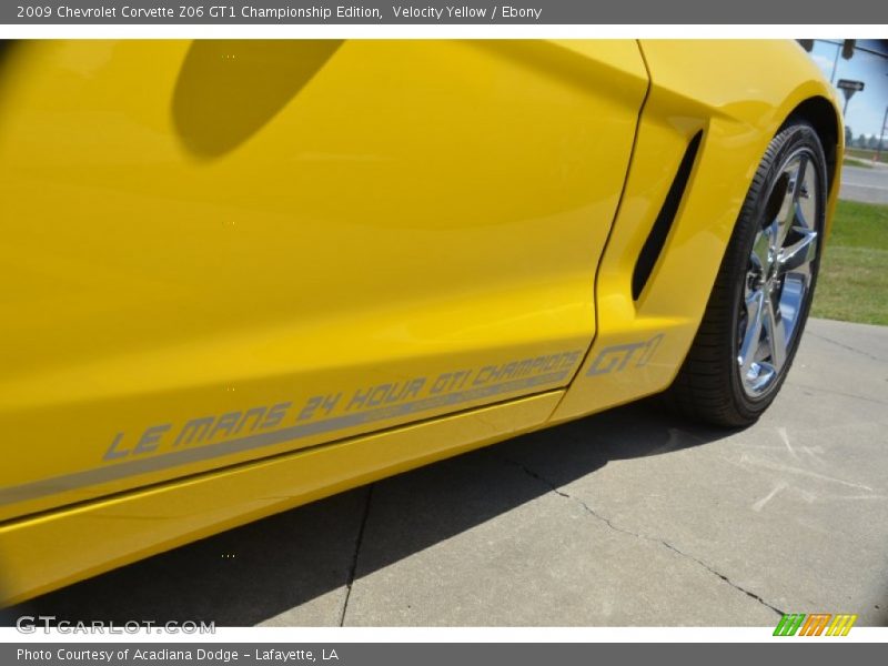 Velocity Yellow / Ebony 2009 Chevrolet Corvette Z06 GT1 Championship Edition