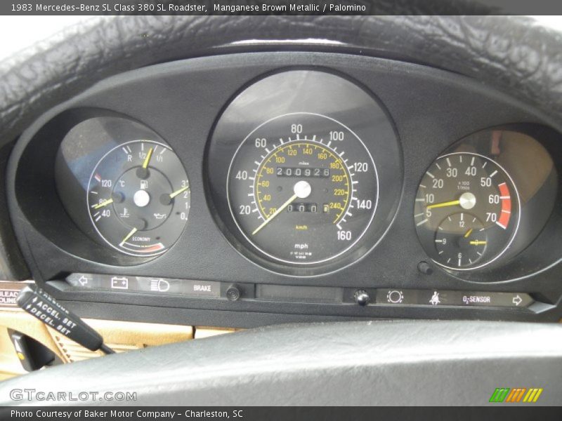  1983 SL Class 380 SL Roadster 380 SL Roadster Gauges