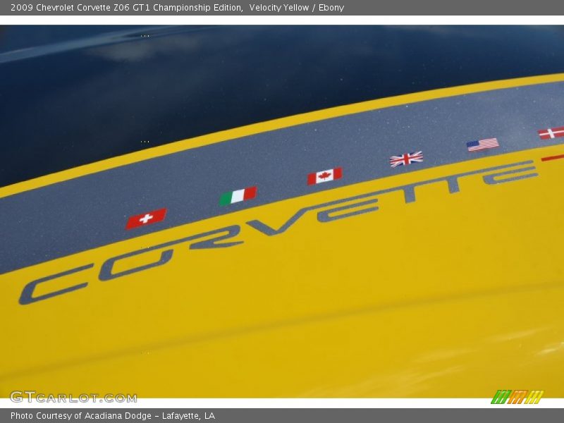 Velocity Yellow / Ebony 2009 Chevrolet Corvette Z06 GT1 Championship Edition