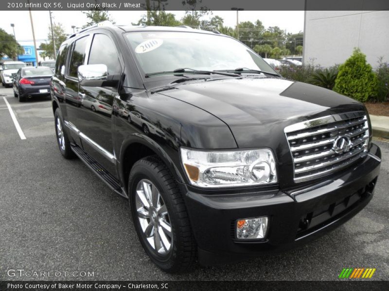 Liquid Onyx Black / Wheat 2010 Infiniti QX 56