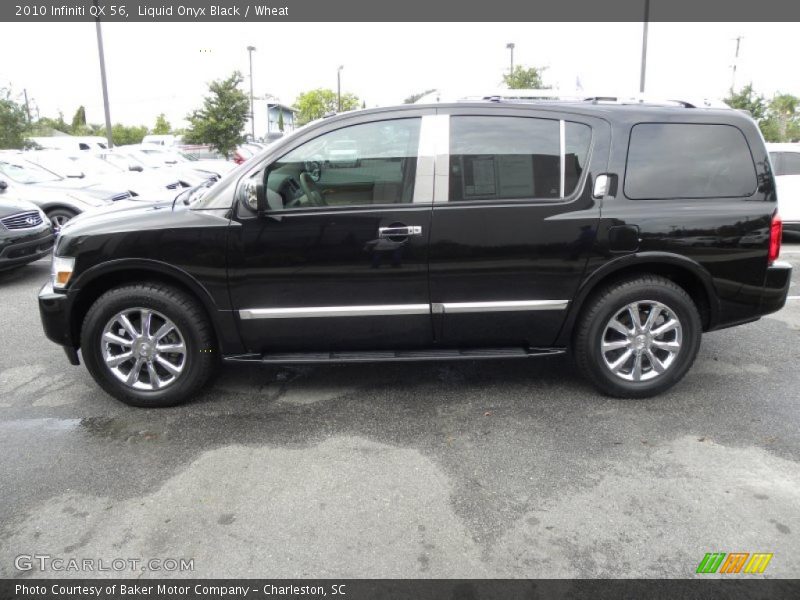 Liquid Onyx Black / Wheat 2010 Infiniti QX 56