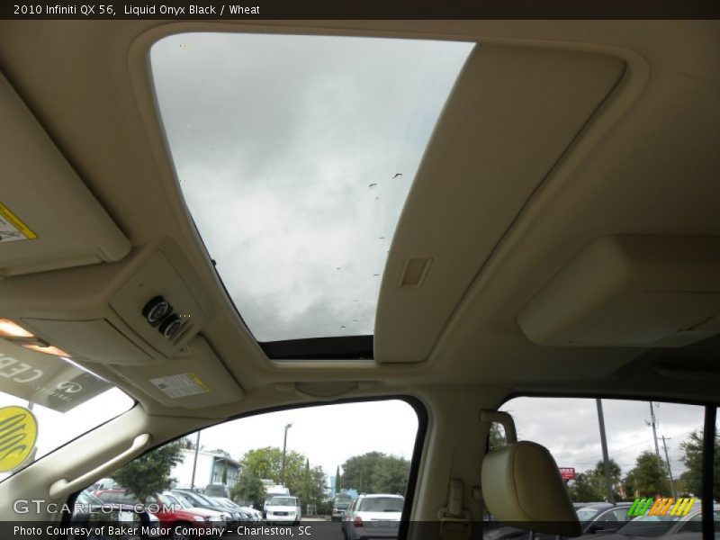Liquid Onyx Black / Wheat 2010 Infiniti QX 56