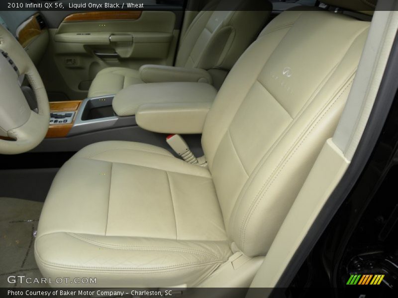 Liquid Onyx Black / Wheat 2010 Infiniti QX 56