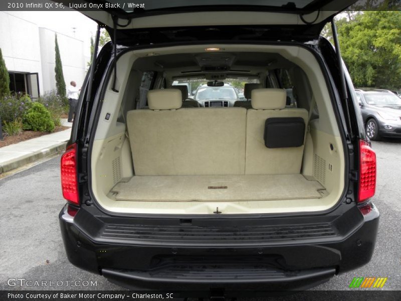 Liquid Onyx Black / Wheat 2010 Infiniti QX 56