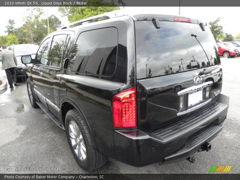 Liquid Onyx Black / Wheat 2010 Infiniti QX 56