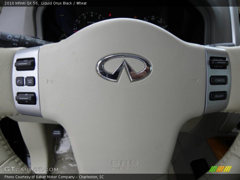 Liquid Onyx Black / Wheat 2010 Infiniti QX 56