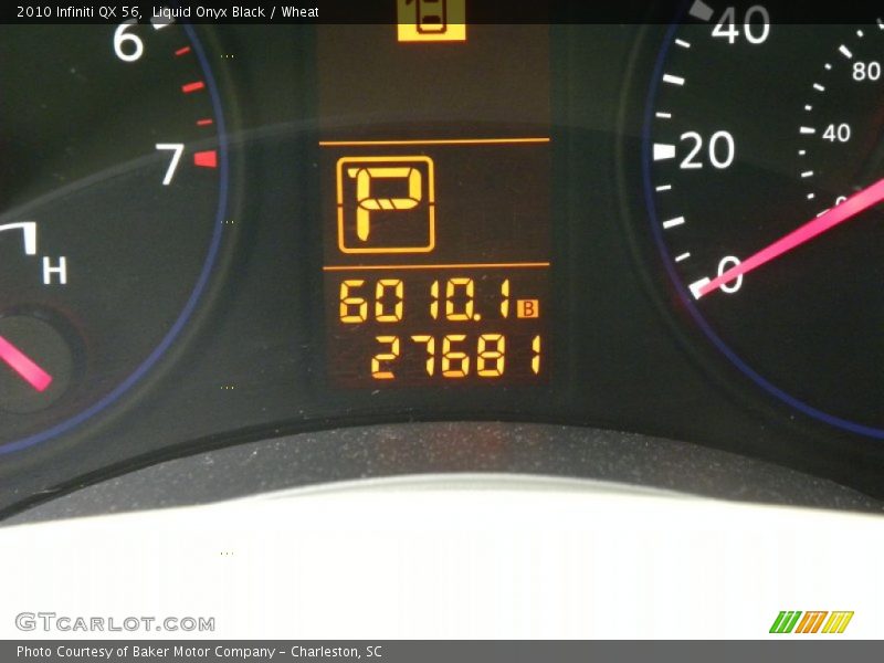 Liquid Onyx Black / Wheat 2010 Infiniti QX 56