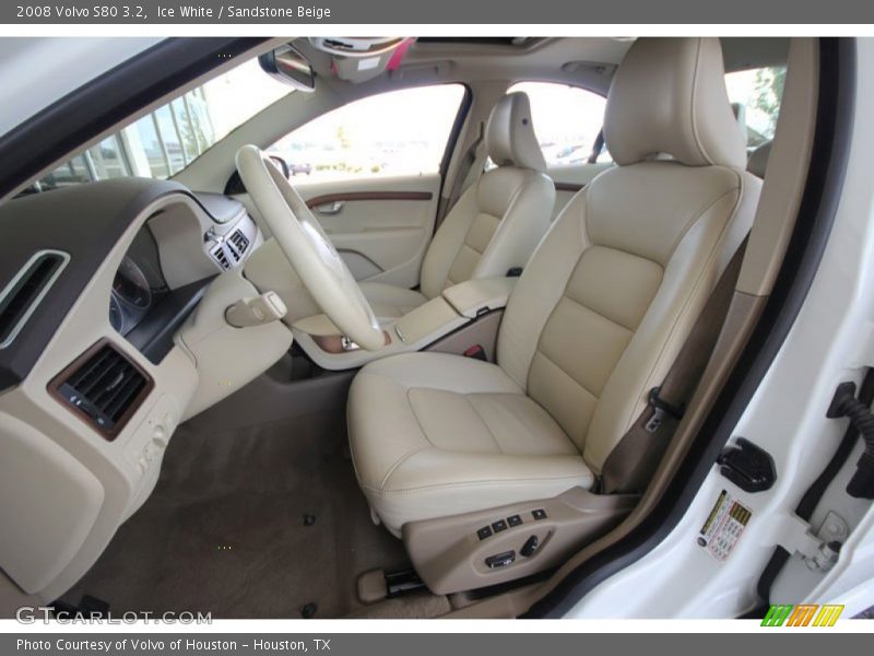 Ice White / Sandstone Beige 2008 Volvo S80 3.2