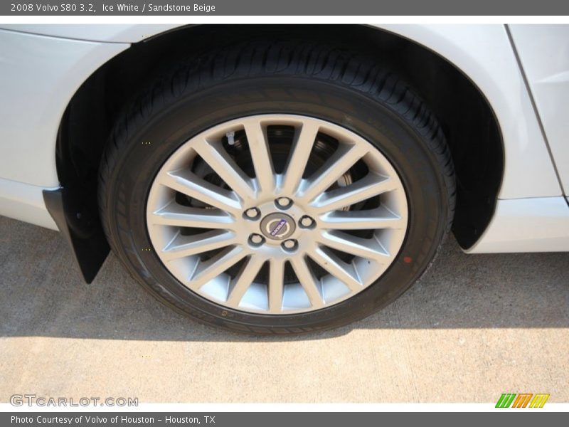 Ice White / Sandstone Beige 2008 Volvo S80 3.2