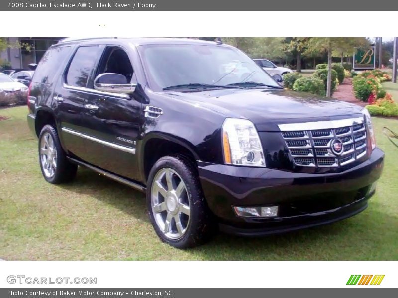 Black Raven / Ebony 2008 Cadillac Escalade AWD