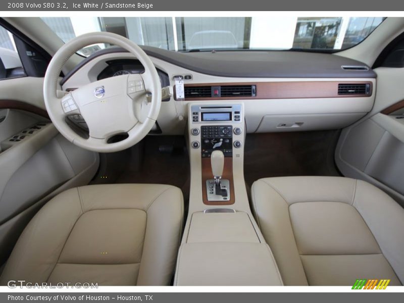 Ice White / Sandstone Beige 2008 Volvo S80 3.2