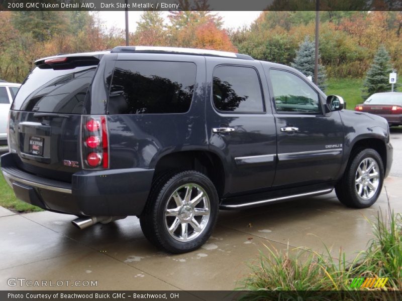 Dark Slate Metallic / Ebony 2008 GMC Yukon Denali AWD