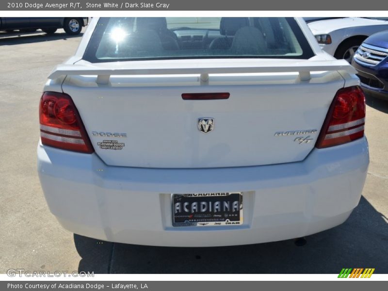 Stone White / Dark Slate Gray 2010 Dodge Avenger R/T