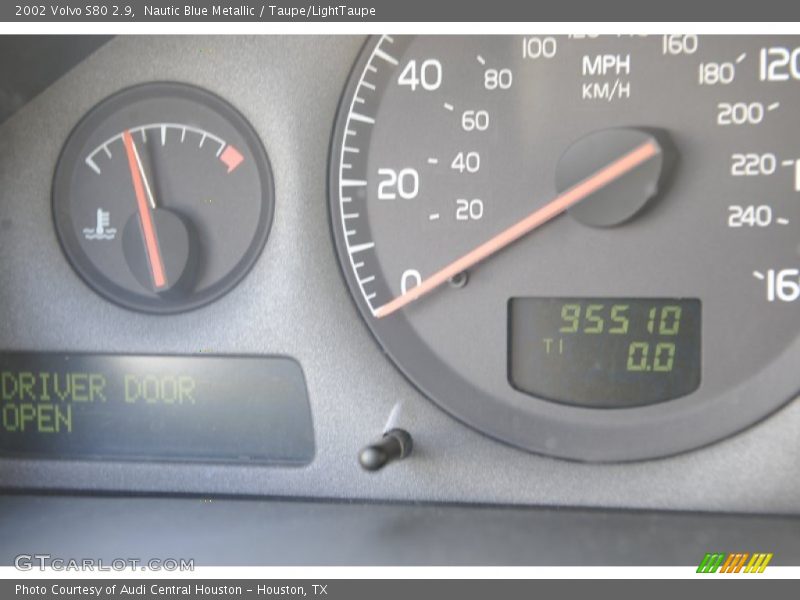 Nautic Blue Metallic / Taupe/LightTaupe 2002 Volvo S80 2.9