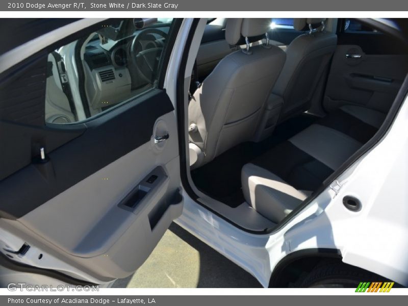 Stone White / Dark Slate Gray 2010 Dodge Avenger R/T