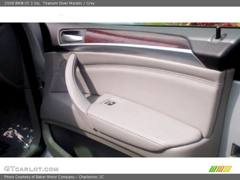 Titanium Silver Metallic / Grey 2008 BMW X5 3.0si