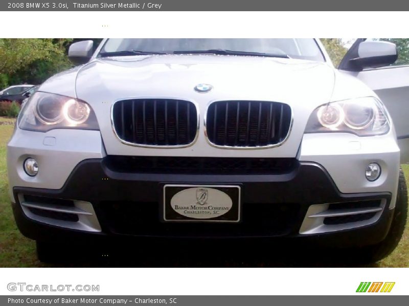 Titanium Silver Metallic / Grey 2008 BMW X5 3.0si