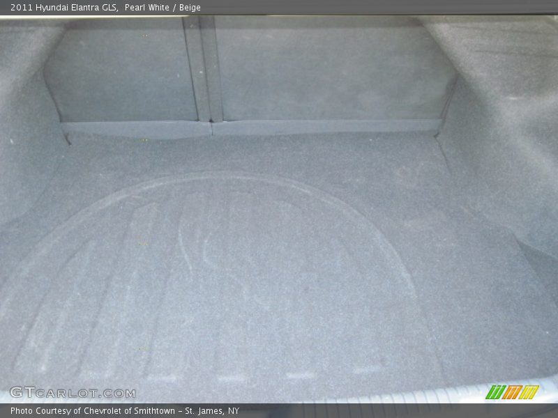 Pearl White / Beige 2011 Hyundai Elantra GLS