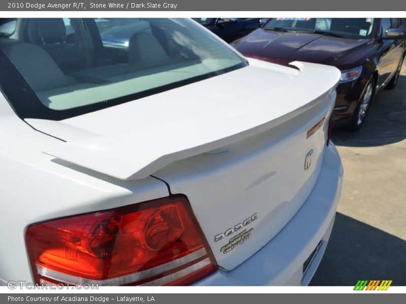 Stone White / Dark Slate Gray 2010 Dodge Avenger R/T