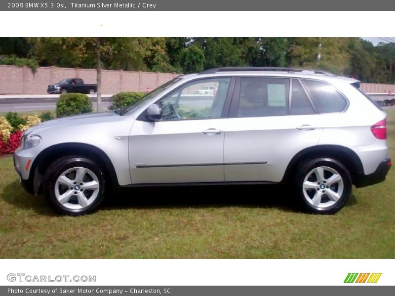 Titanium Silver Metallic / Grey 2008 BMW X5 3.0si