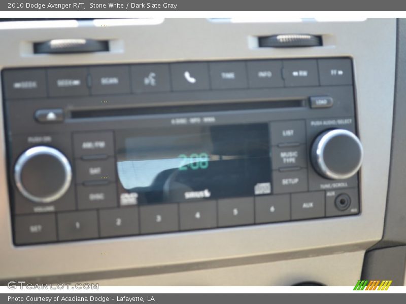 Stone White / Dark Slate Gray 2010 Dodge Avenger R/T