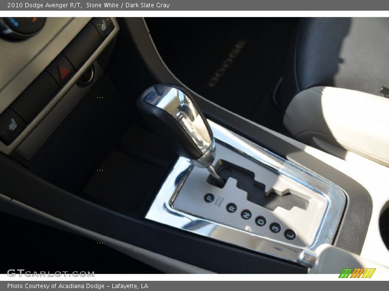 Stone White / Dark Slate Gray 2010 Dodge Avenger R/T
