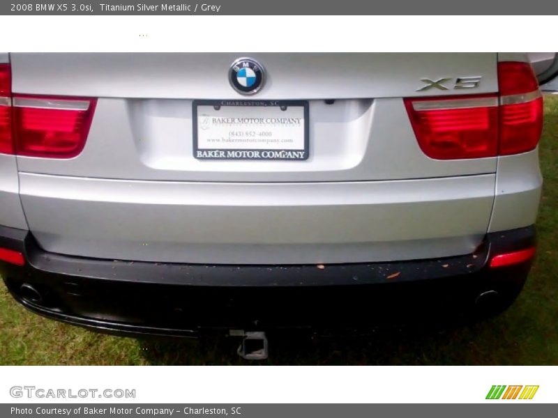 Titanium Silver Metallic / Grey 2008 BMW X5 3.0si