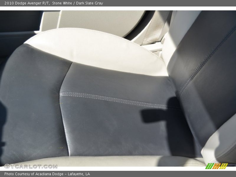 Stone White / Dark Slate Gray 2010 Dodge Avenger R/T