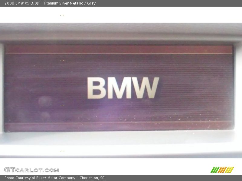 Titanium Silver Metallic / Grey 2008 BMW X5 3.0si
