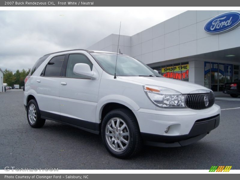 Frost White / Neutral 2007 Buick Rendezvous CXL