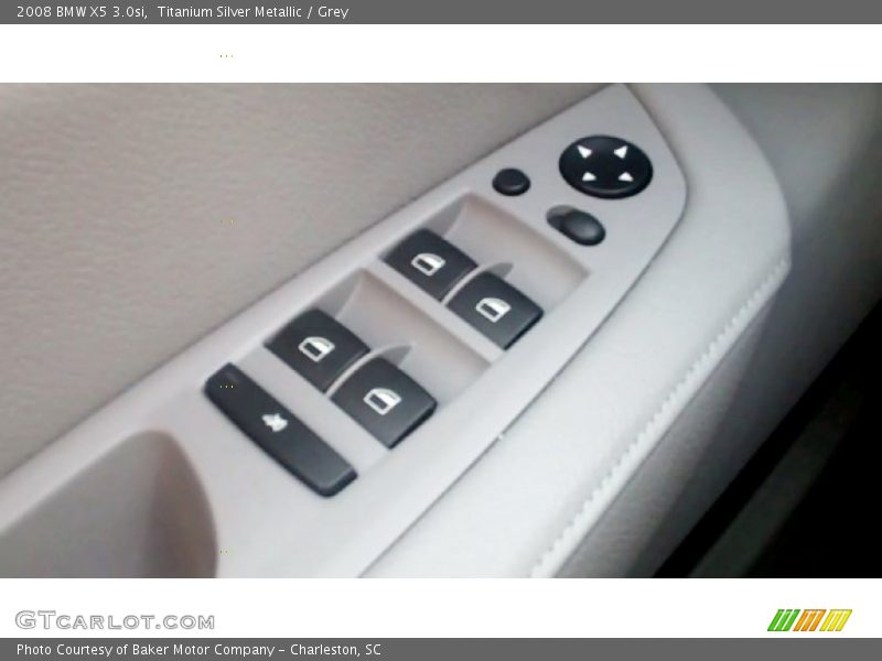 Titanium Silver Metallic / Grey 2008 BMW X5 3.0si