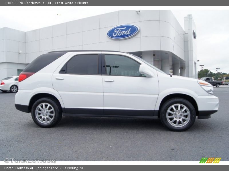 Frost White / Neutral 2007 Buick Rendezvous CXL