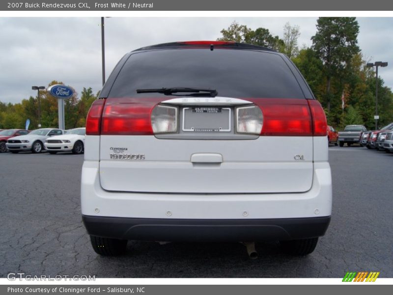 Frost White / Neutral 2007 Buick Rendezvous CXL