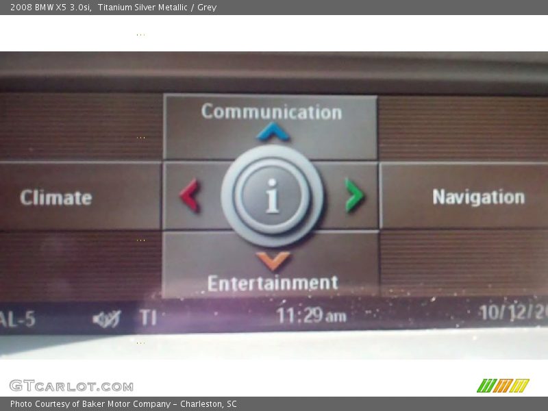 Titanium Silver Metallic / Grey 2008 BMW X5 3.0si