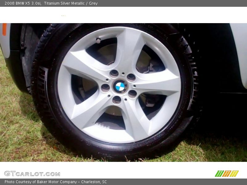 Titanium Silver Metallic / Grey 2008 BMW X5 3.0si