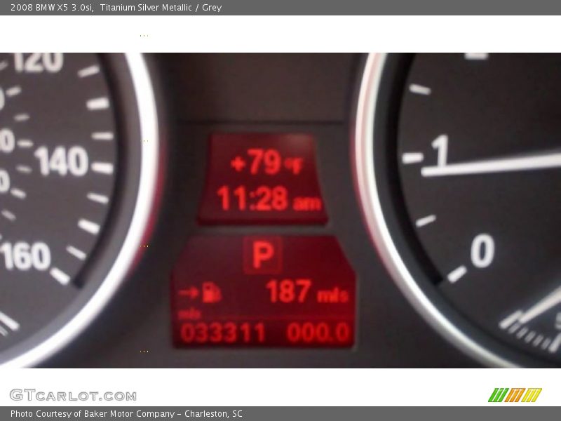 Titanium Silver Metallic / Grey 2008 BMW X5 3.0si