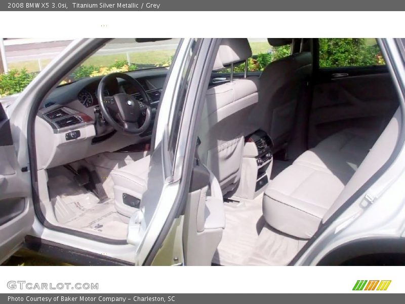 Titanium Silver Metallic / Grey 2008 BMW X5 3.0si