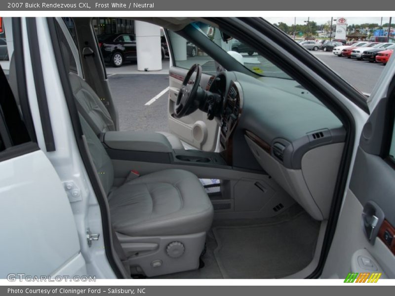Frost White / Neutral 2007 Buick Rendezvous CXL