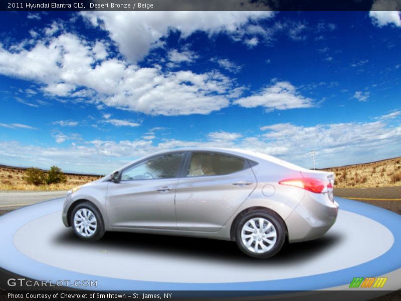 Desert Bronze / Beige 2011 Hyundai Elantra GLS