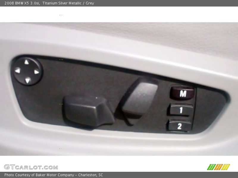 Titanium Silver Metallic / Grey 2008 BMW X5 3.0si