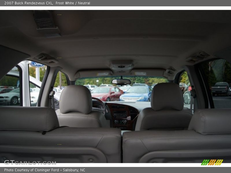 Frost White / Neutral 2007 Buick Rendezvous CXL
