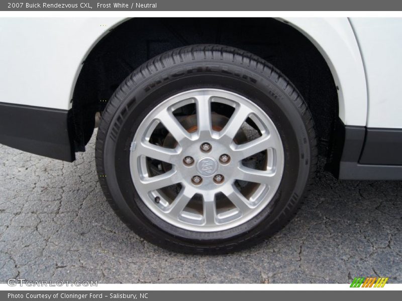 Frost White / Neutral 2007 Buick Rendezvous CXL