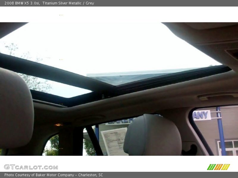 Titanium Silver Metallic / Grey 2008 BMW X5 3.0si