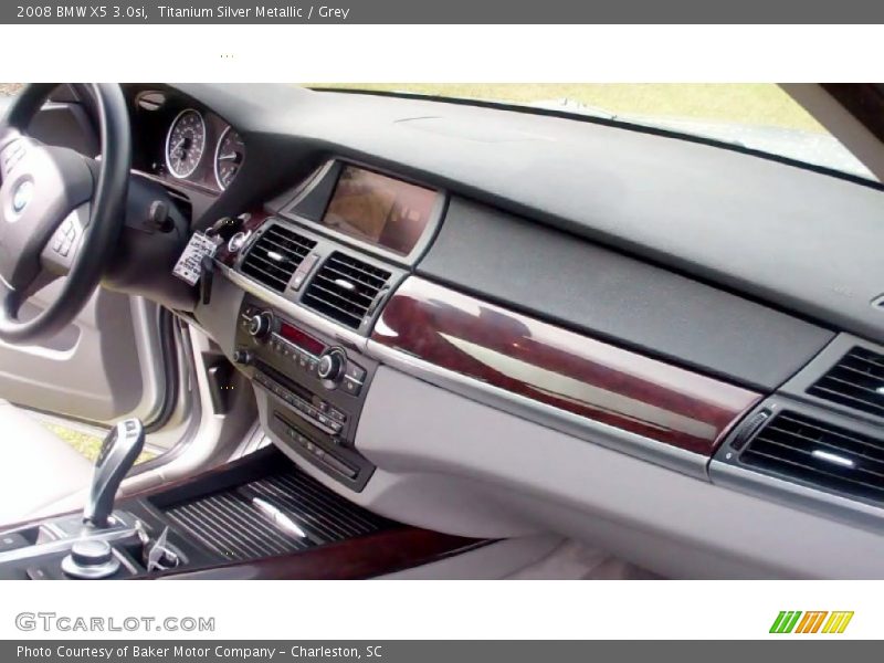 Titanium Silver Metallic / Grey 2008 BMW X5 3.0si