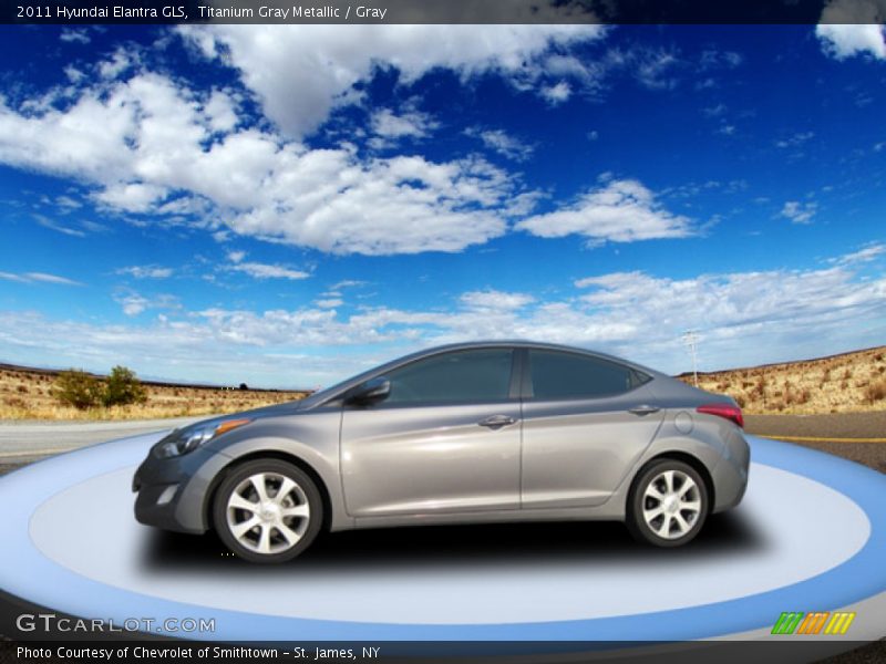 Titanium Gray Metallic / Gray 2011 Hyundai Elantra GLS