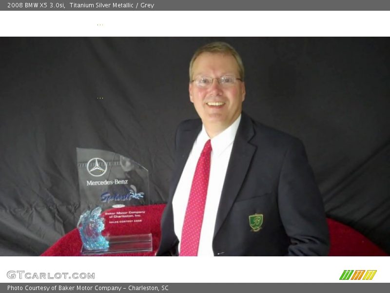 Titanium Silver Metallic / Grey 2008 BMW X5 3.0si