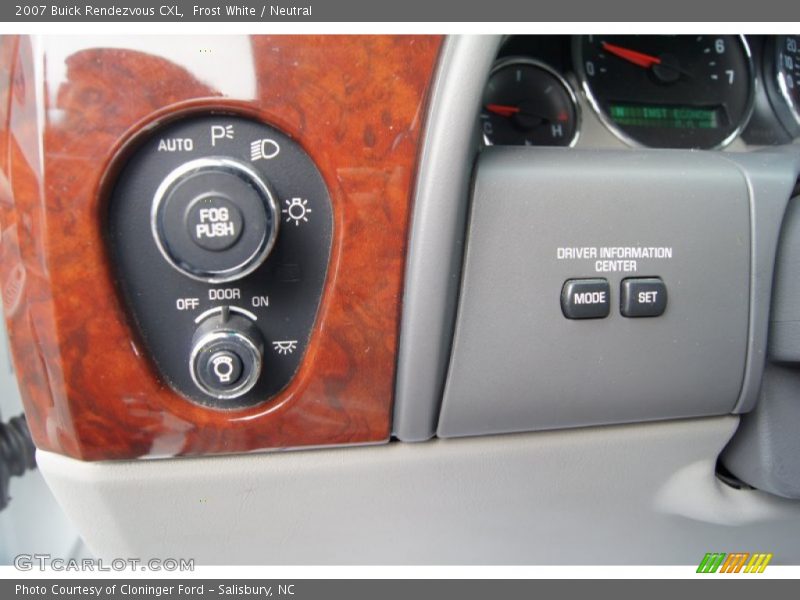 Frost White / Neutral 2007 Buick Rendezvous CXL