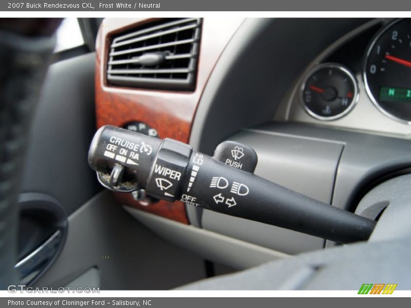 Frost White / Neutral 2007 Buick Rendezvous CXL