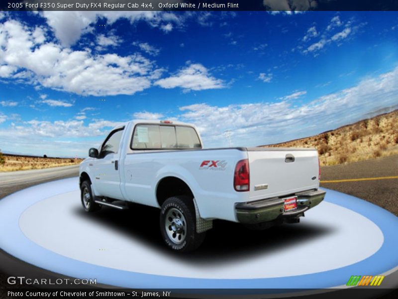 Oxford White / Medium Flint 2005 Ford F350 Super Duty FX4 Regular Cab 4x4