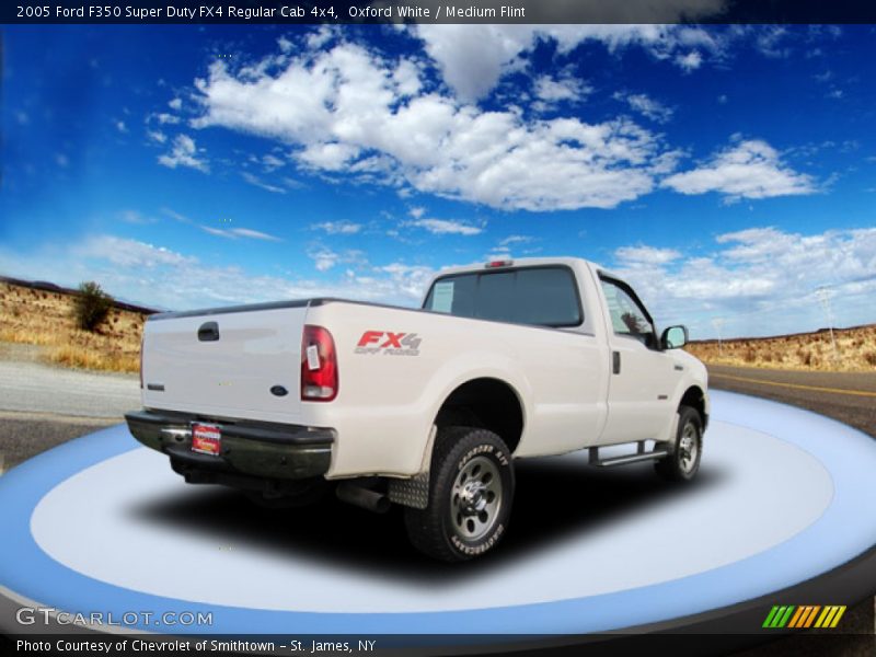 Oxford White / Medium Flint 2005 Ford F350 Super Duty FX4 Regular Cab 4x4